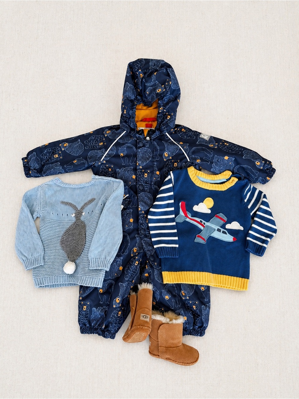 Baby Winter Bundle 6–12M Reima Snowsuit UGG Boots Stella McCartney Frugi